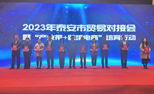地市商务 2023年泰安市贸易对接会暨 产业带 跨境电商 培育行动成功举办