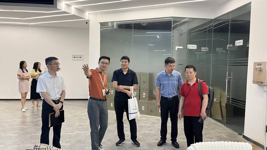 宜昌市商务局领导一行莅临湖北纳新网络科技有限公司指导调研